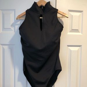 Black Calvin Klein swimsuit with keyhole